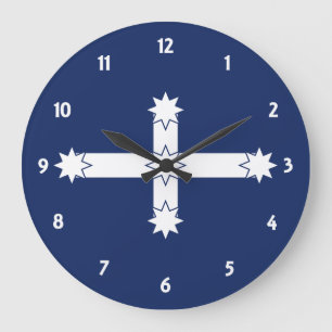 Grande Horloge Ronde drapeau d'Eurêka
