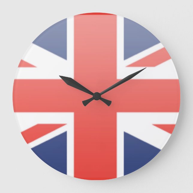 Grande Horloge Ronde Drapeau du Royaume-Uni (Recto)