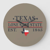 Drapeau du Texas carte l'état étoile solitaire