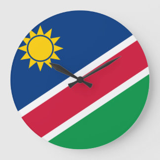 Grande Horloge Ronde Drapeau namibien