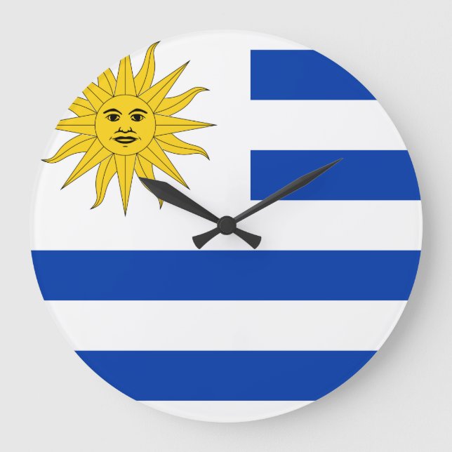 Grande Horloge Ronde Drapeau uruguayen (Recto)