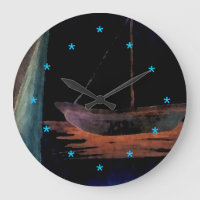 Dream Boat Art Clock