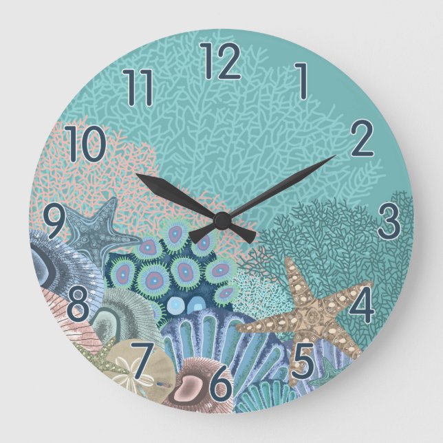 Grande Horloge Ronde Dreamy Ocean (Recto)