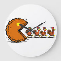 Drole de dinde mangeant de la tarte de Thanksgivin