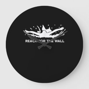 Grande Horloge Ronde Drôle nage Cadeau nage Sport équipe nage
