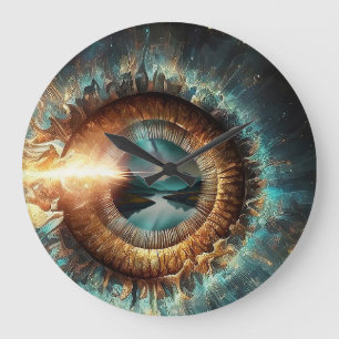 Grande Horloge Ronde Dubman fait du design : L'Œil de Dieu, Rivière d'E