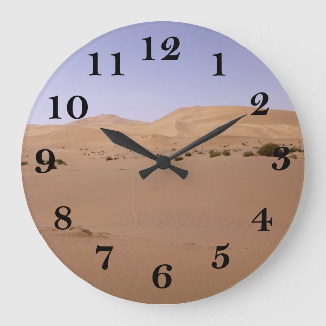 Grande Horloge Ronde Dune de sable de Gobi (Recto)
