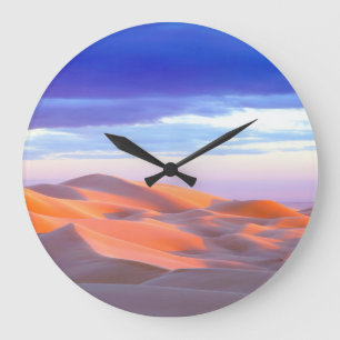 Grande Horloge Ronde Dunes de Glamis au coucher du soleil