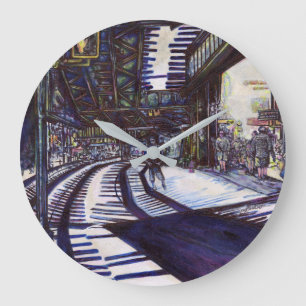 Grande Horloge Ronde Dusting the Piano