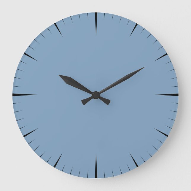 Grande Horloge Ronde Dusty Blue solid (Recto)