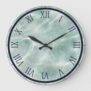Grande Horloge Ronde Eau De La Piscine