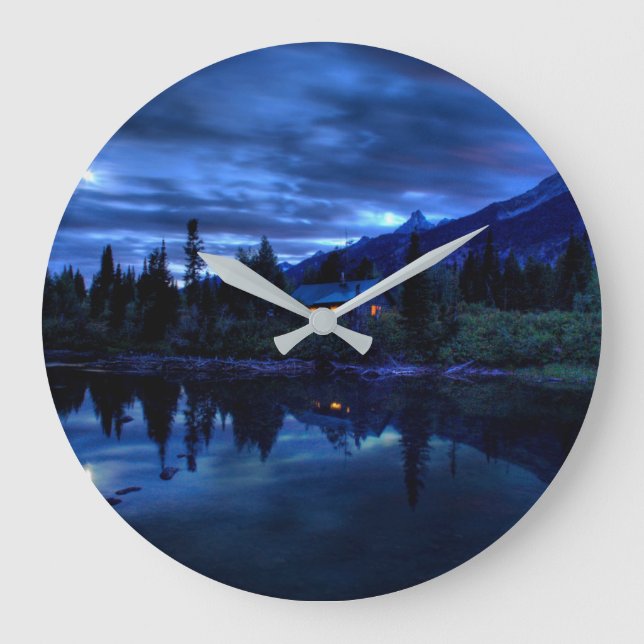 Grande Horloge Ronde Eau | Jenny Lake Grand Teton National Park (Recto)
