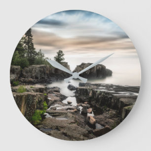 Grande Horloge Ronde Eau   Lac Supérieur Grand Marais, Minnesota