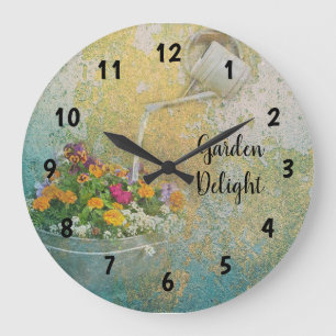 Grande Horloge Ronde Eau ton jardin