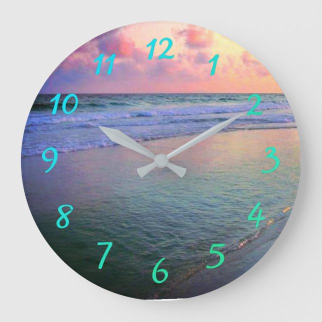 Grande Horloge Ronde Eaux Sunset Gulf Coast Waters (Recto)