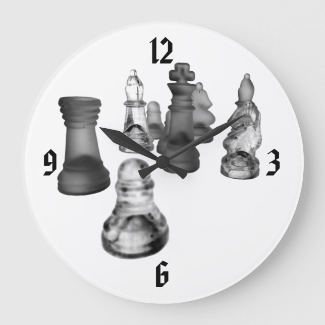 Grande Horloge Ronde Échecs d'horloge (Recto)