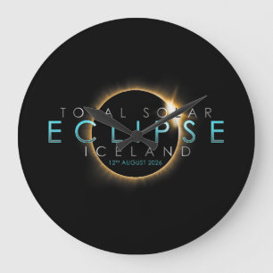 Grande Horloge Ronde Éclipse solaire totale du 12 août 2026 – Islande