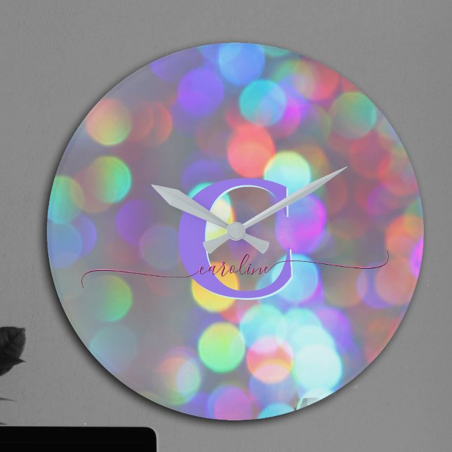 Grande Horloge Ronde Écluses multicolores (Créateur téléchargé)