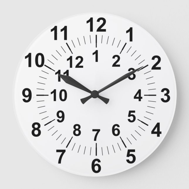 Grande Horloge Ronde Économies d'été/Horloge standard (Recto)