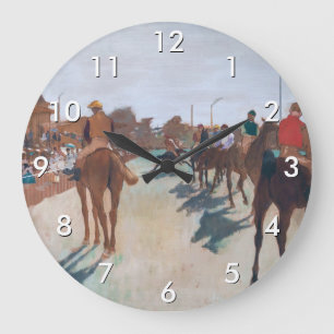 Grande Horloge Ronde Edgar Degas - Le Défilé