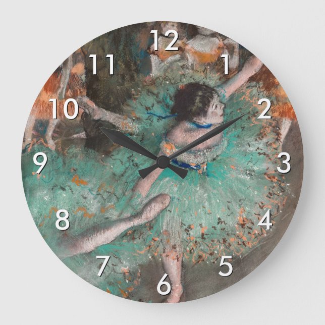 Grande Horloge Ronde Edgar Degas - Swaying Dancer / Danseuse en vert (Recto)