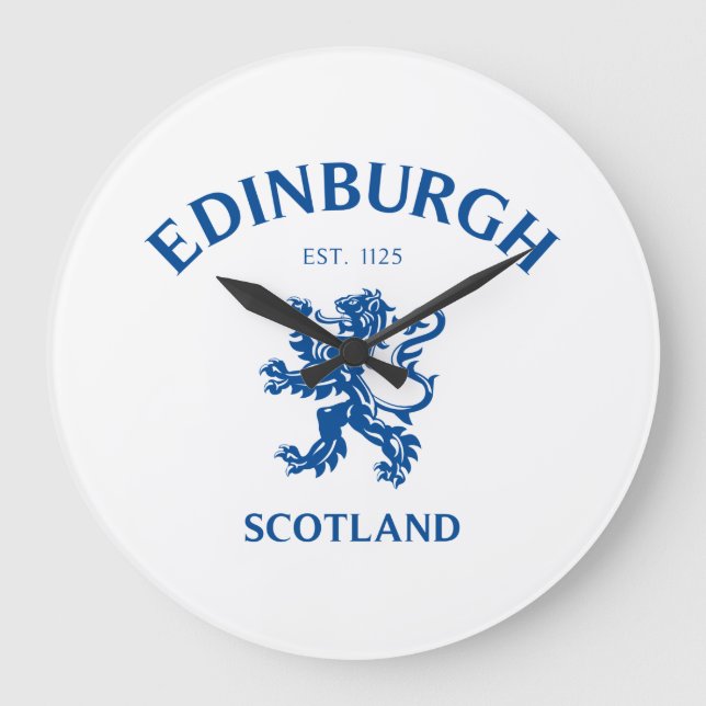 Grande Horloge Ronde EDIMBOURG Écosse (Recto)