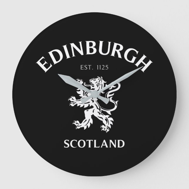 Grande Horloge Ronde EDIMBOURG Écosse (Recto)