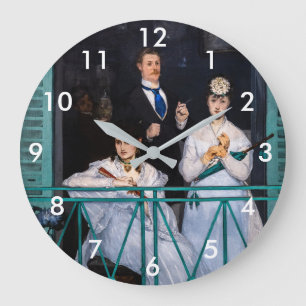Grande Horloge Ronde Edouard Manet - Le Balcon / Le Balcon