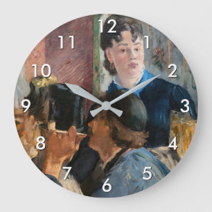 Grande Horloge Ronde Edouard Manet - Serveuse de bière