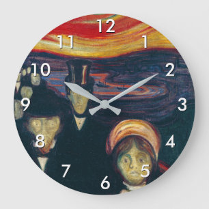Grande Horloge Ronde Edvard Munch - Anxiété
