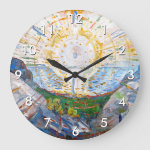 Grande Horloge Ronde Edvard Munch - Le Soleil 1912