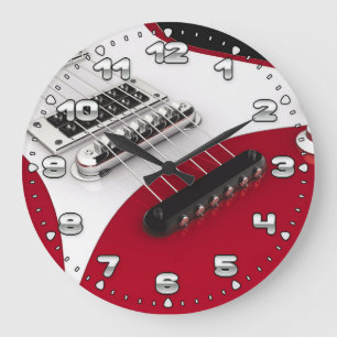 Grande Horloge Ronde Electric guitar Wall Clock