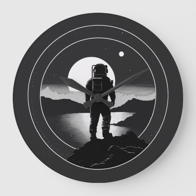 Grande Horloge Ronde Élégance intemporelle : Montres Exquises pour chaq (Recto)