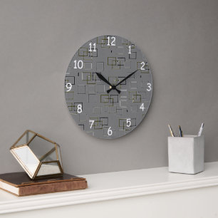 Grande Horloge Ronde Élégance urbaine