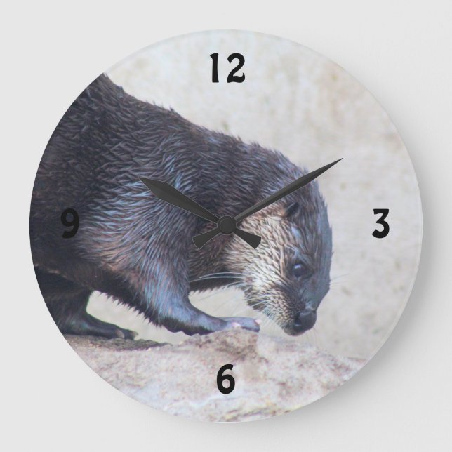 Grande Horloge Ronde Élégant (Recto)