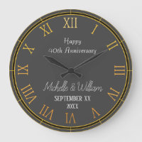 Elégant 40ème anniversaire de Mariage Personnalisé