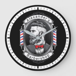 Grande Horloge Ronde Élégant Homme Porté Mince Cadre