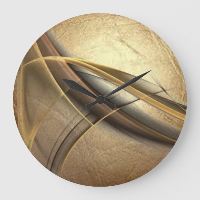 Grande Horloge Ronde Elegant Luxury Leather Look (Recto)