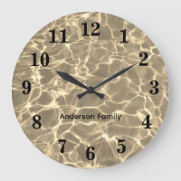 Élégant noir en gras chiffres Ocean Photo Personna