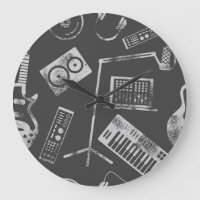 Éléments musicaux : vintage arrière - plan sans so