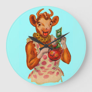 Grande Horloge Ronde Elsie the Cow, gestionnaire de l'argent