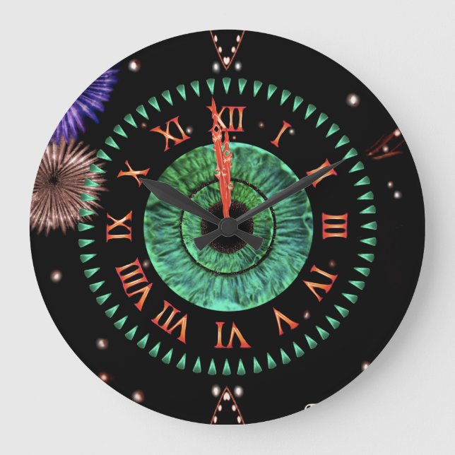 Grande Horloge Ronde Emerald Midnight Clock (Recto)
