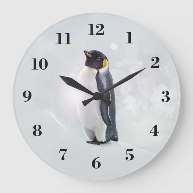 Grande Horloge Ronde Emperor Penguin (Recto)