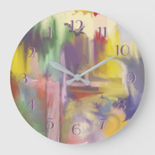 Grande Horloge Ronde En accouplant la conception synchronisez vers