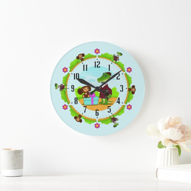 Grande Horloge Ronde Enfants (Maison)