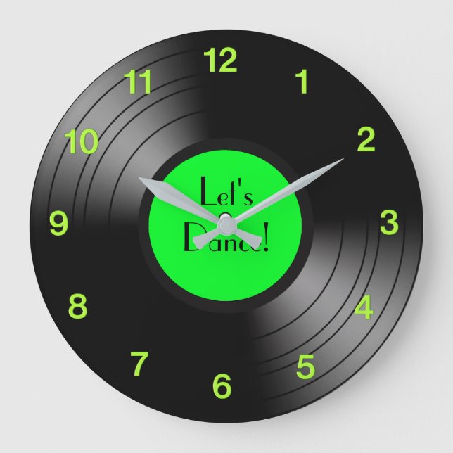 Grande Horloge Ronde Enregistrer Album Dansons Nouveautés Douze numéros (Recto)