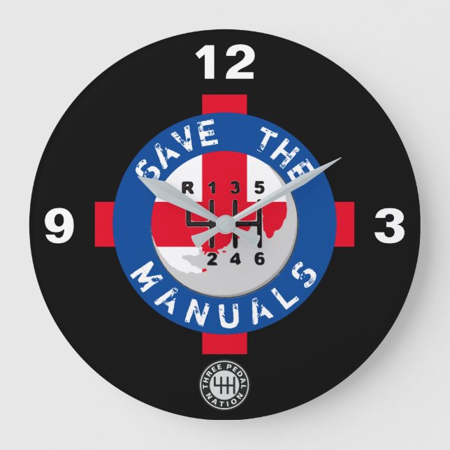 GRANDE HORLOGE RONDE ENREGISTRER LES MANUELS (Recto)