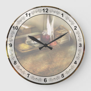 Grande Horloge Ronde Enseignant - La salle de classe