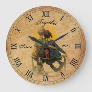 Grande Horloge Ronde Ensemble depuis...Vintage