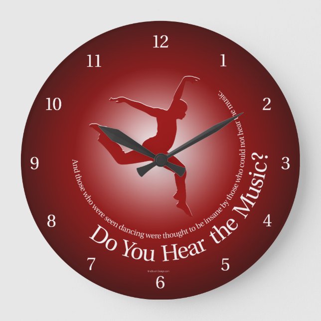 Grande Horloge Ronde Entendez-Vous La Musique ? (Recto)